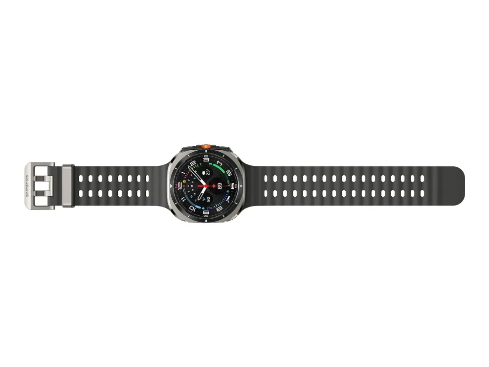 Samsung | Galaxy Watch Ultra - Titanium Silver (Dark gray strap)