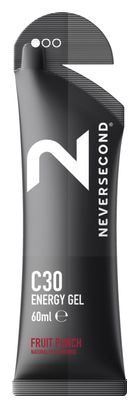 Gel énergétique Neversecond C30 Energy Gel Punch aux Fruits - 60ml