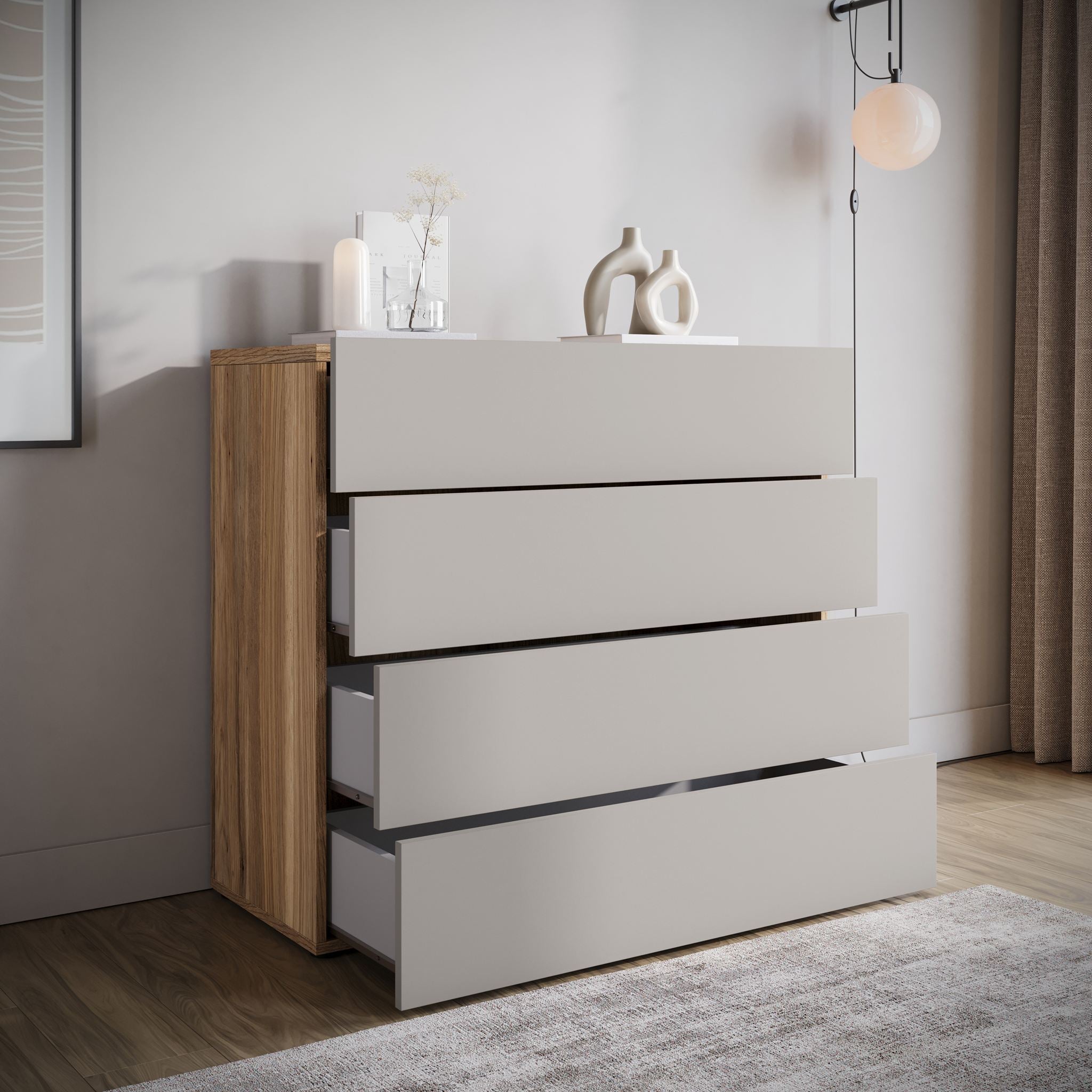 Innocent - Ladekast - Beige - 100x40x90 cm