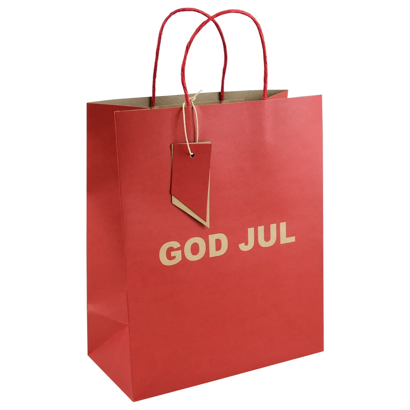 Gavepose God Jul Høyde 33 cm