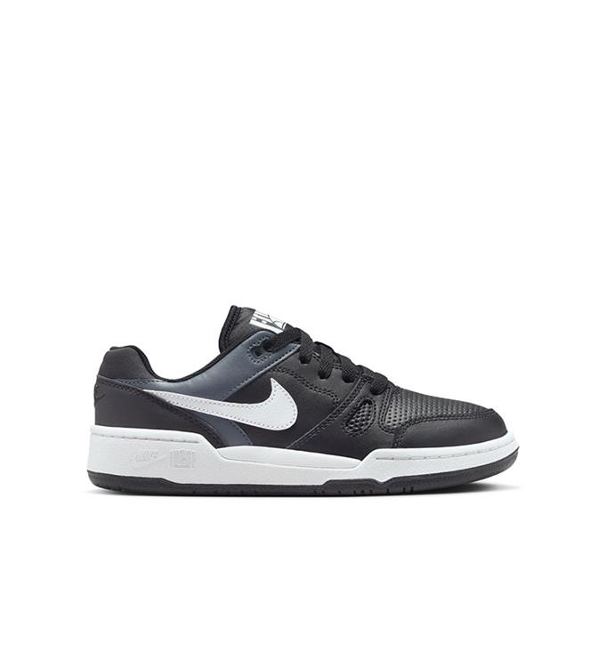Nike Full Force Low Big Kids BLACK-WHITE-ANTHRACITE
