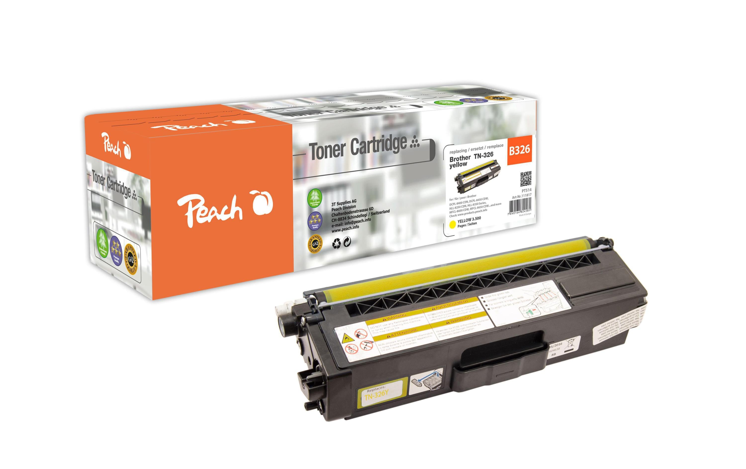 Toner Brother TN-326Y YellowToner: Yellow