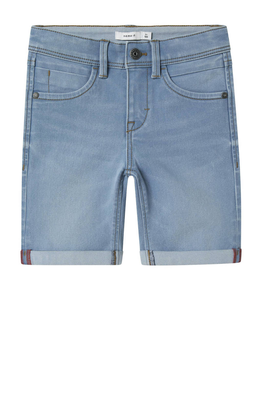 NAME IT slim fit jeans bermuda NKMSOFUS light denim