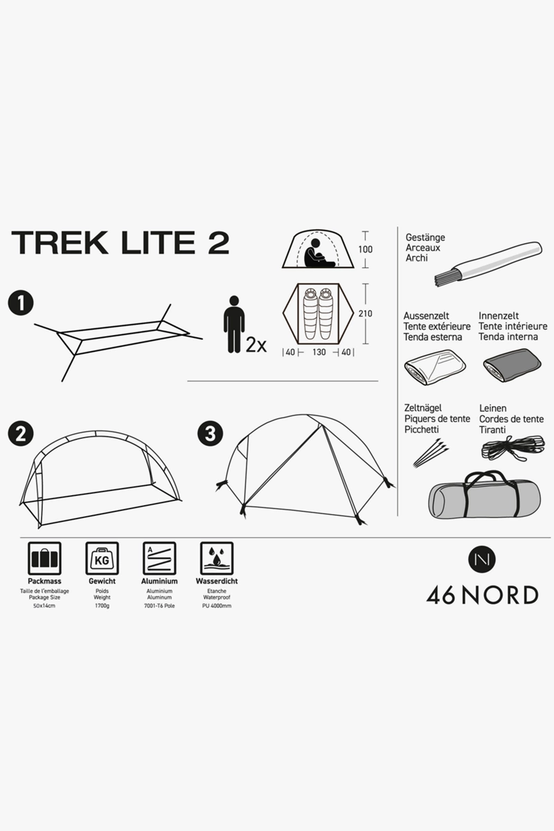 46 NORD Trek Lite 2 Zelt