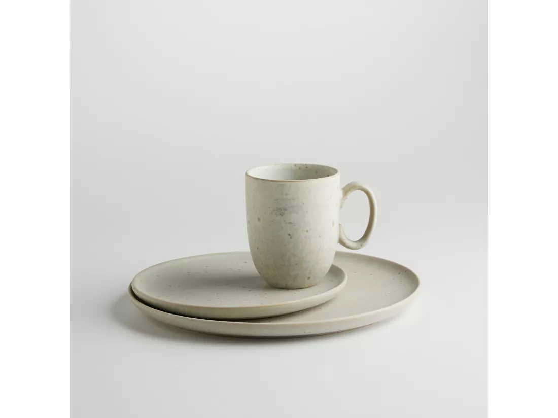 Tasse Liyah gris moyen 10.7 x 8.5 x 12.5