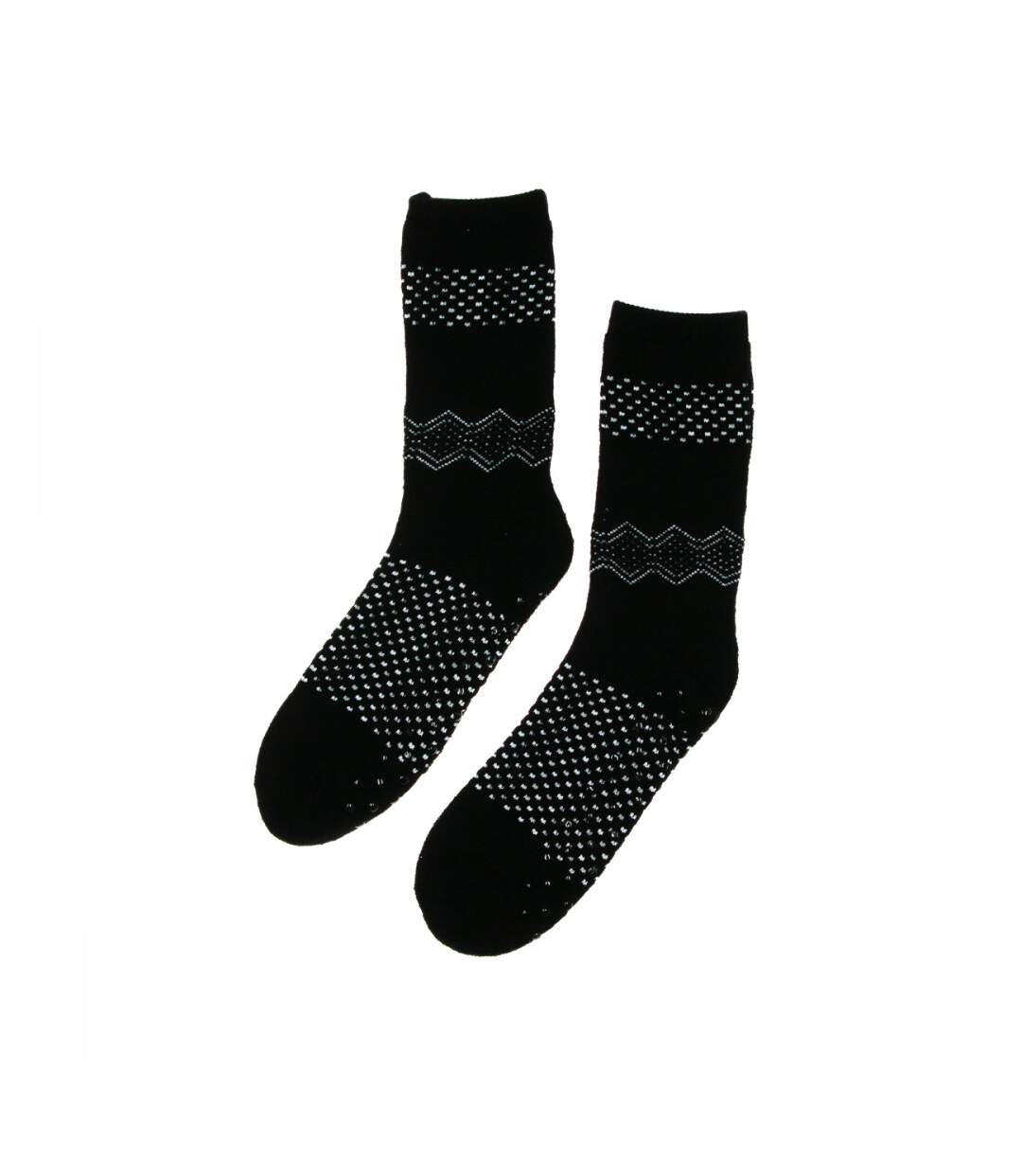 Chaussettes Noir Antidérapantes Femme