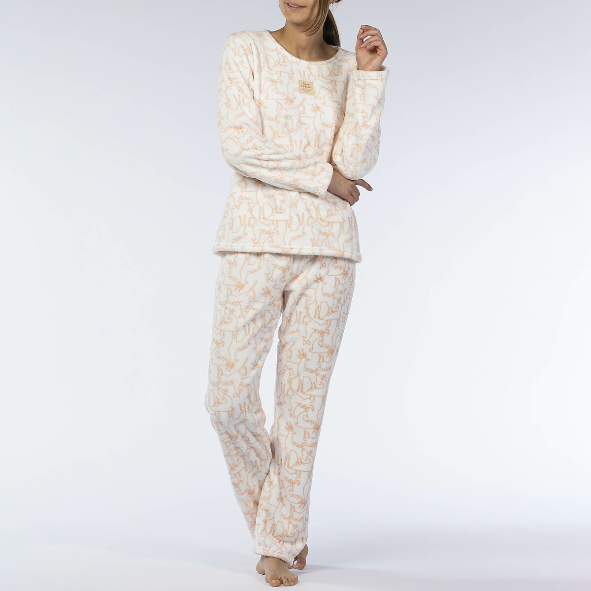 MELISSA BROWN<br>Pijama de manga comprida, muito macio