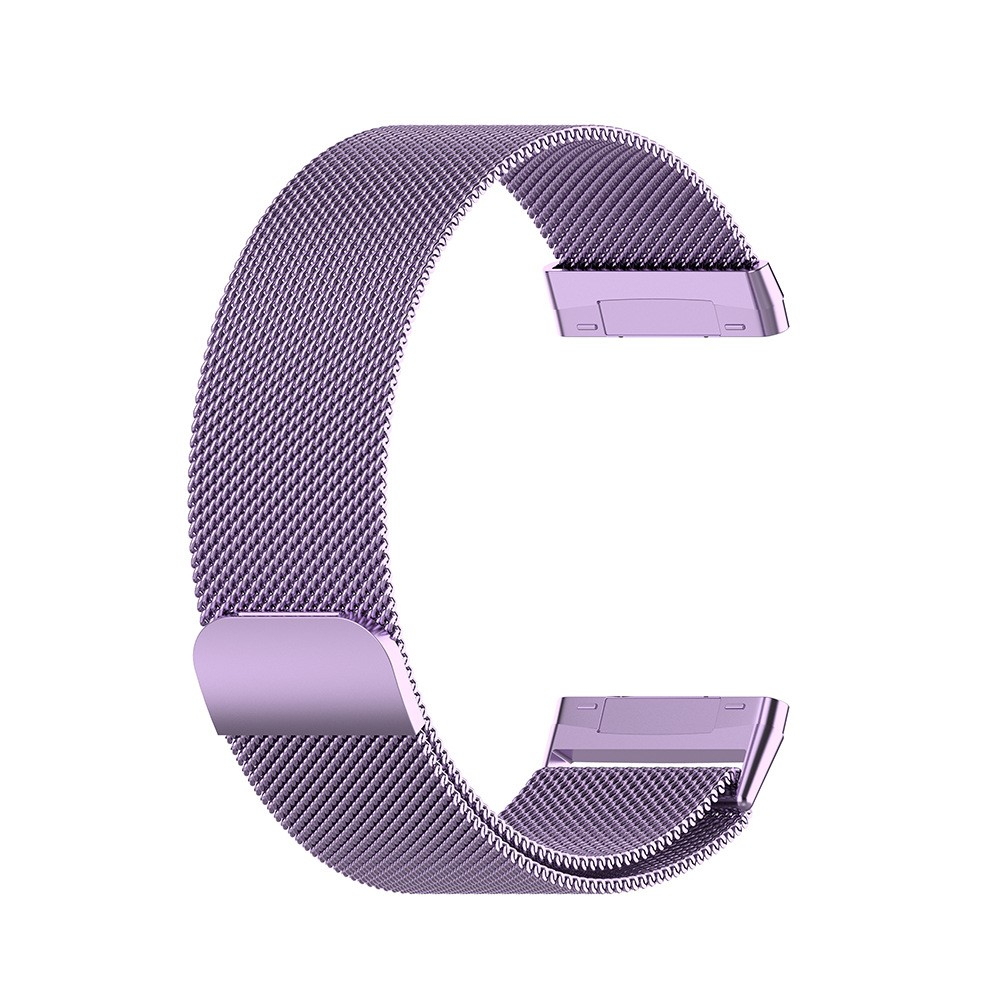 Fitbit Versa 3 / Sense Edelstahl Armband Milanaise Magnetverschluss (Gelenkumfang: 160-250mm) - Lila