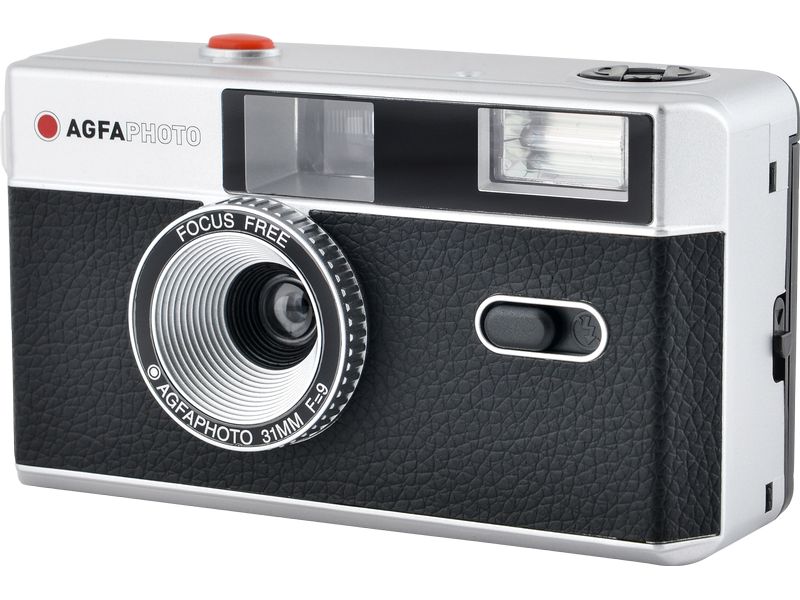 Agfa Analogkamera 35 mm - Schwarz Wiederverwendbare 35 mm Analogkamera