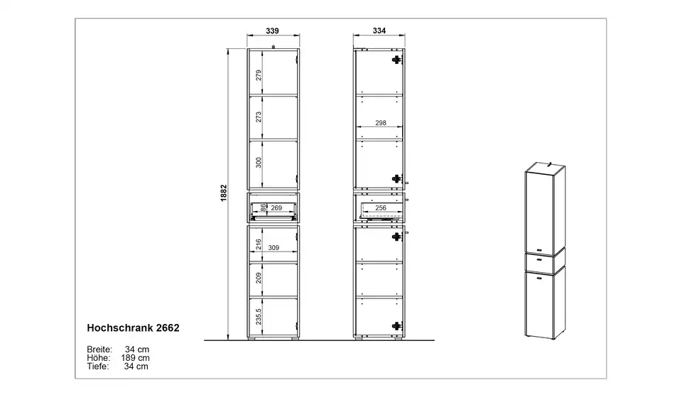 Hochschrank