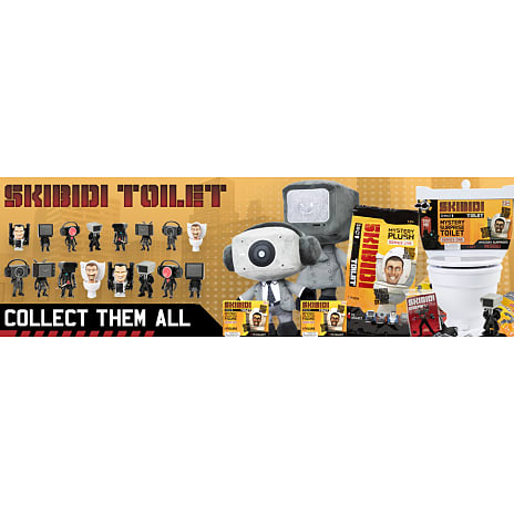 Skibidi toilet mystery figurer Coll serien - flere varianter - assorteret