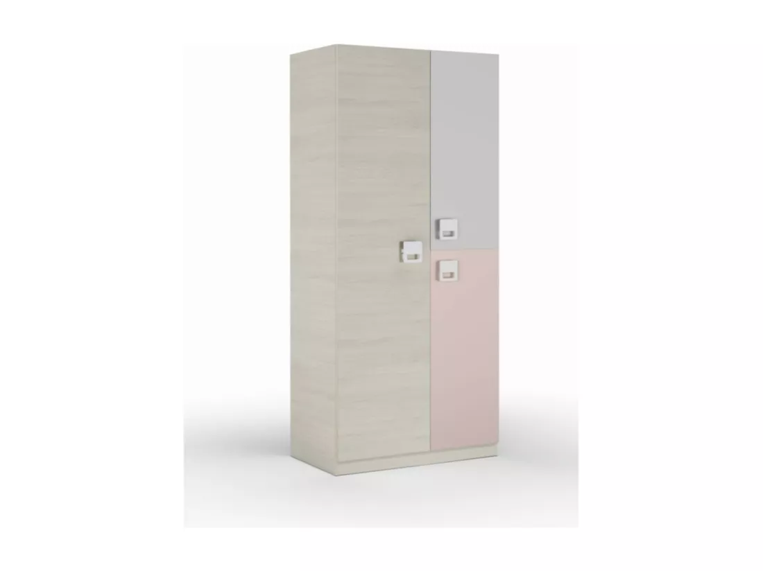 Armoire penderie enfant 3 portes L90 x H200 cm