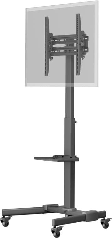 Goobay TV-presentasjonsstativ Basic (størrelse L) for TV-er eller skjermer mellom 37 og 70 tommer (94-178 cm) opp til 35 kg
