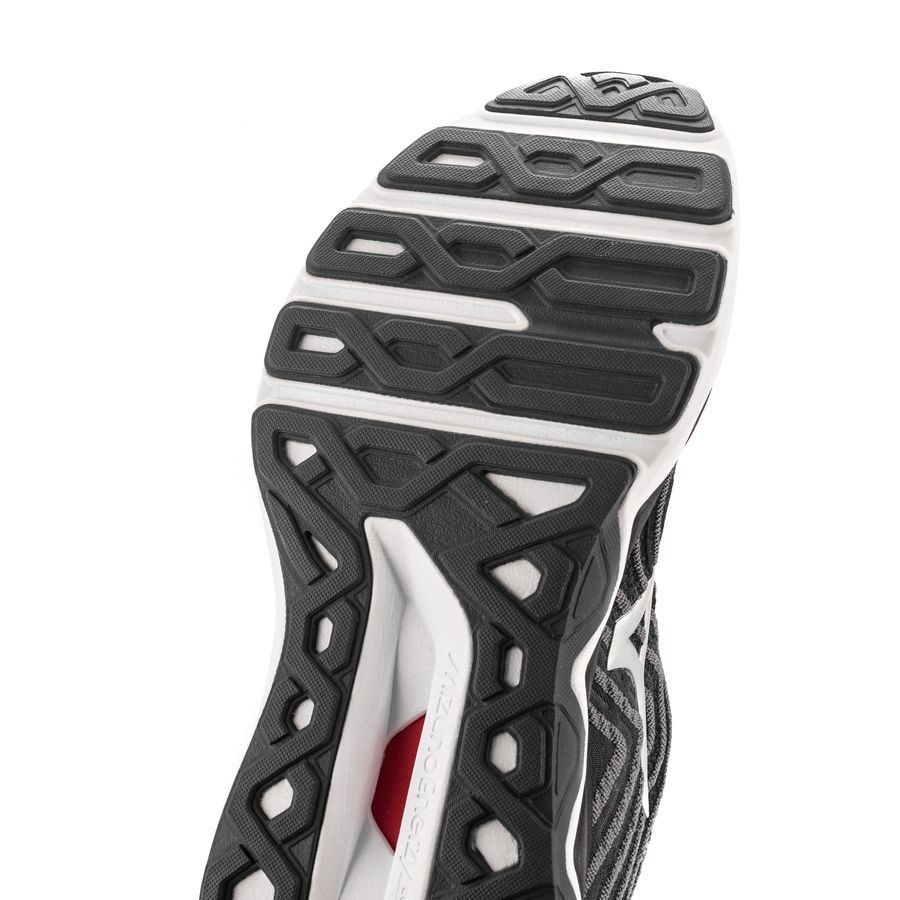 Mizuno Chaussures de Running Wave Horizon 6 - Noir/Argenté/Cuivre Femme