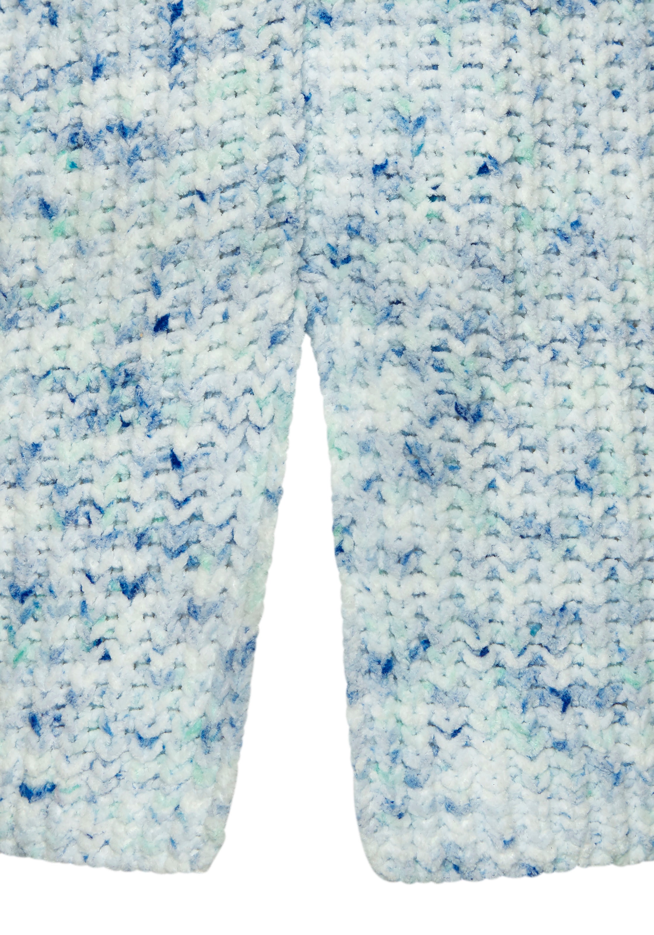 Buffalo V-Ausschnitt-Pullover , aus weichem Chenille, Strickpullover, kuschelig weich, Pastell