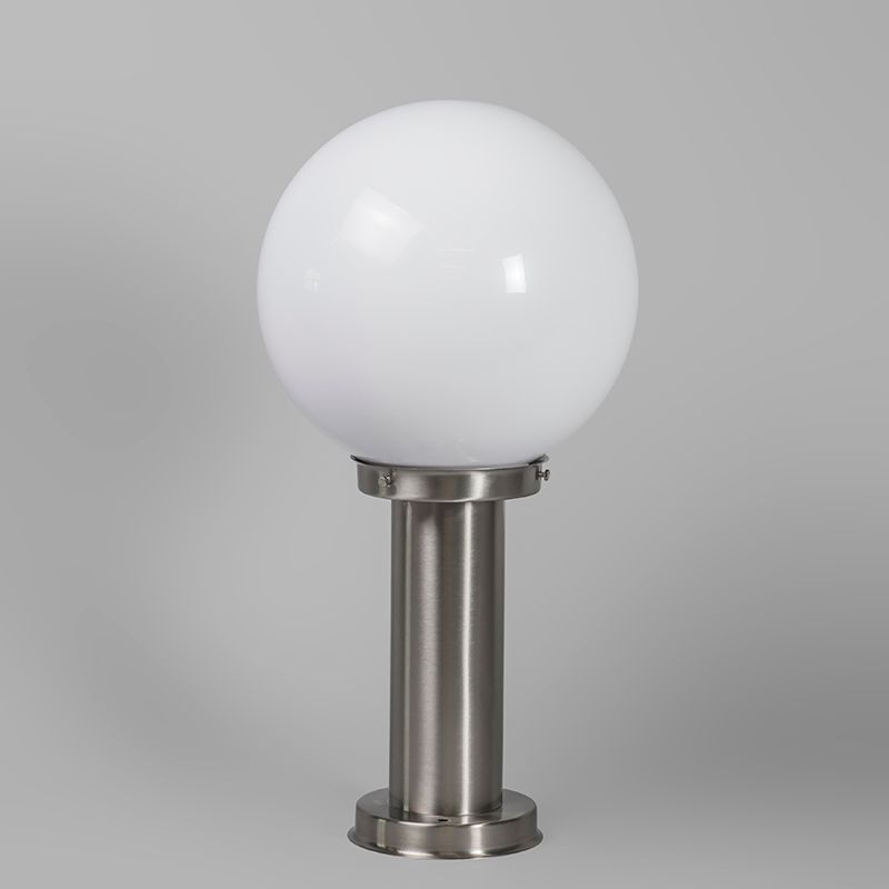 Buitenlamp staal RVS 50 cm - Sfera met grondpin en kabelmof