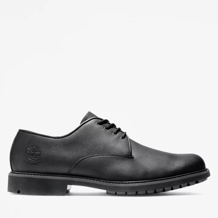 Sapato Oxford impermeável Stormbucks para homem, na cor preta.