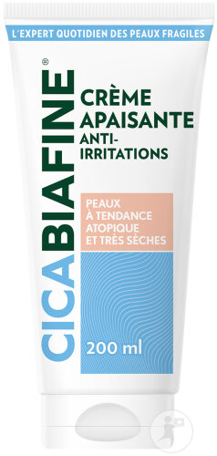 Cicabiafine Crème Apaisante Anti-Irritations Peaux Très Sèches À Tendance Atopique Tube 200ml