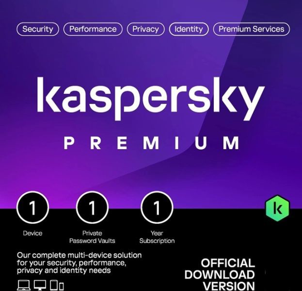Kaspersky Premium voor 1 Apparaat | 1 Jaar | Opvolger van Kaspersky Total Security