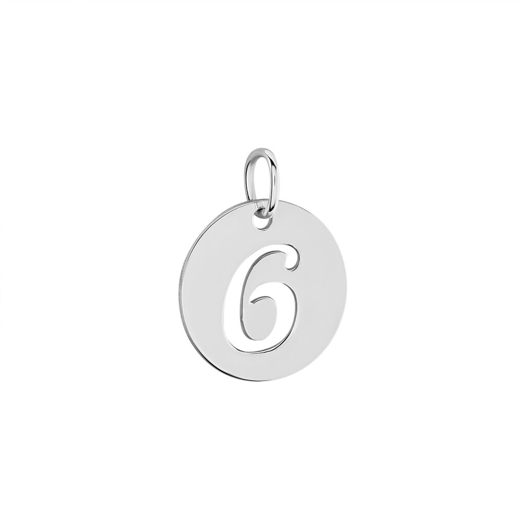 Pendentif Efiso Argent Blanc