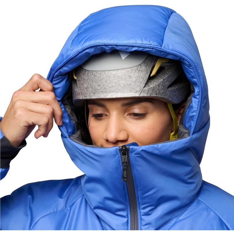 Black Diamond W Belay Parka Clean Blue