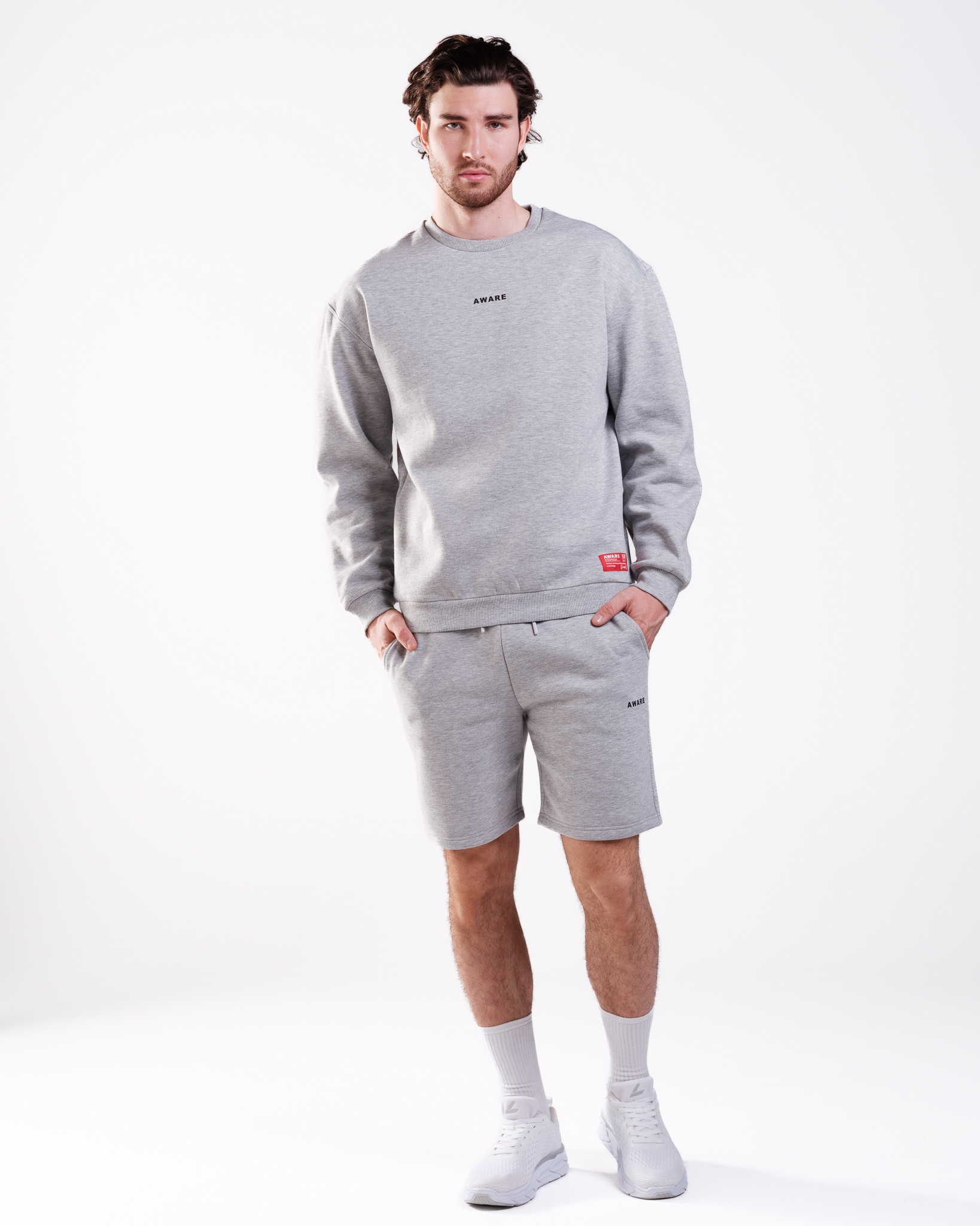 AWARE Sweatshorts Grey Melange