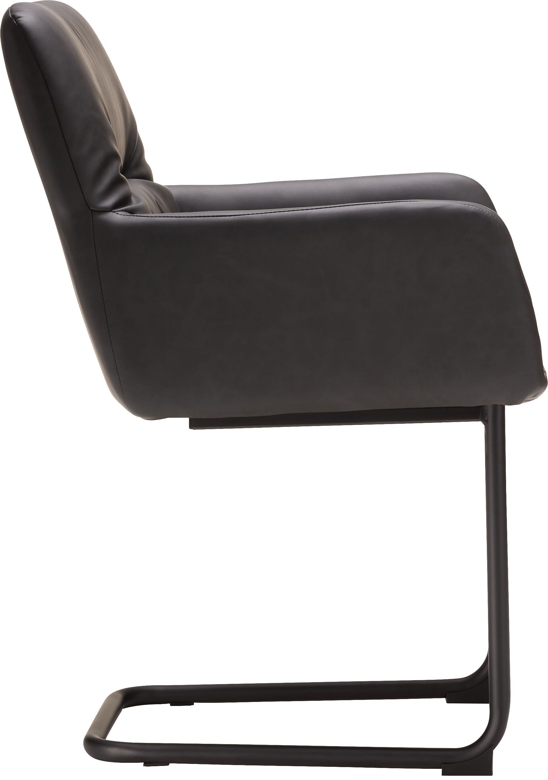 NAVIGLI II Stuhl - Schwarz / B: 58.0 cm x T: 61.0 cm x H: 91.0 cm