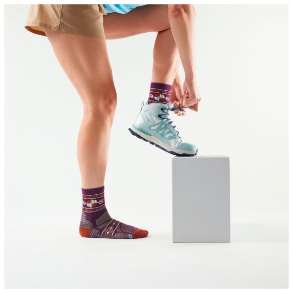 Smartwool - Women's Hike Light Cushion Retro Floral Mid Crew - Chaussettes de randonnée