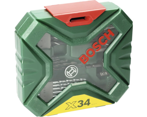 Bosch X-Line bit- en boorset inclusief spiraalboren, 34-delig