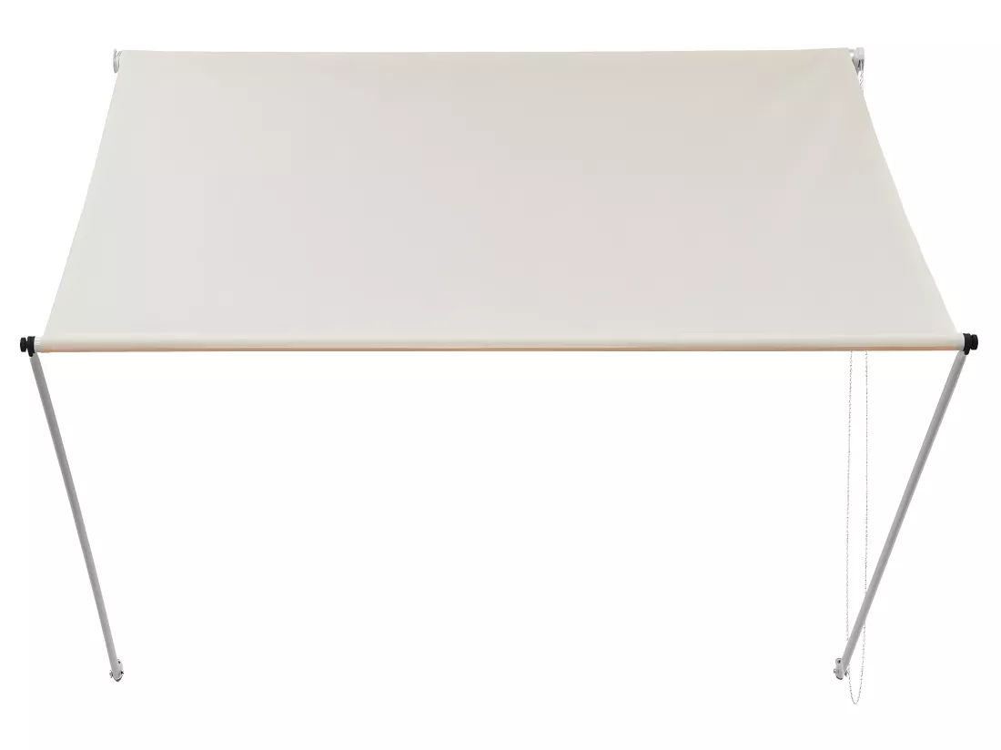 Auvent de fenêtre store abri de soleil balcon jardin beige 4,0 x 1,2 m ML-DESIGN