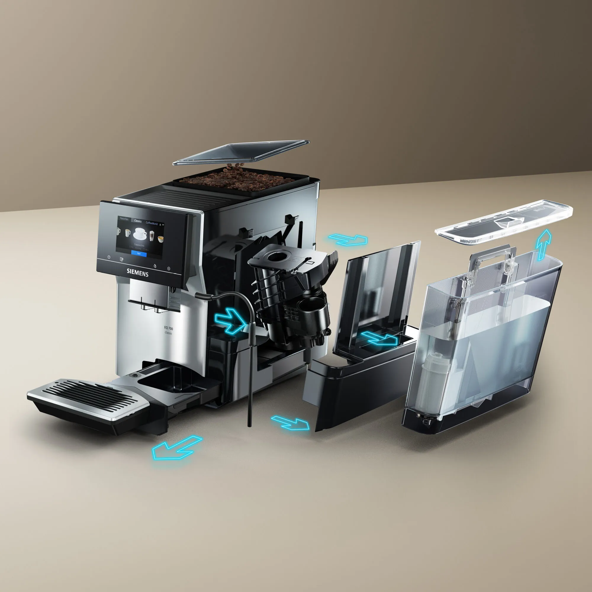 Siemens EQ700 Espressomaskine TP715R01