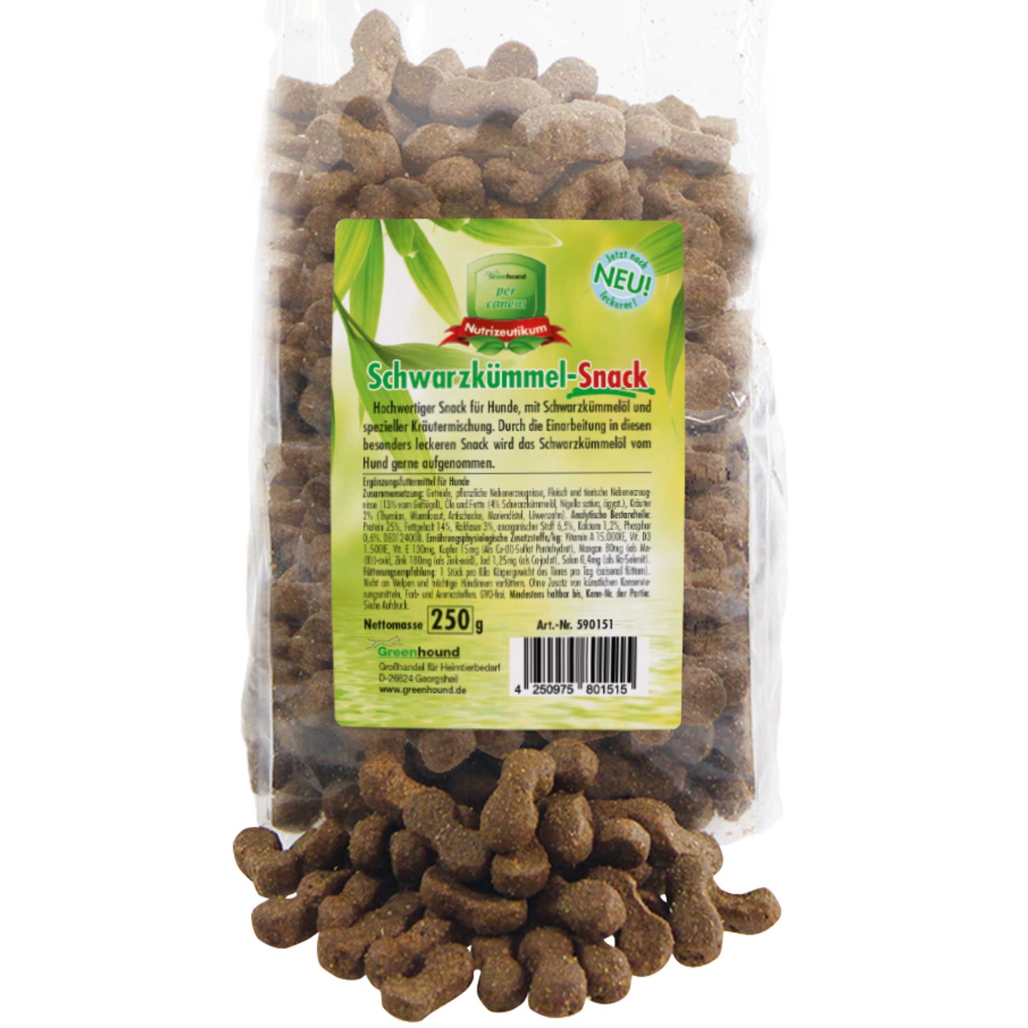 Schecker Hundesnack - hochwertiger Schwarzkümmel Snack