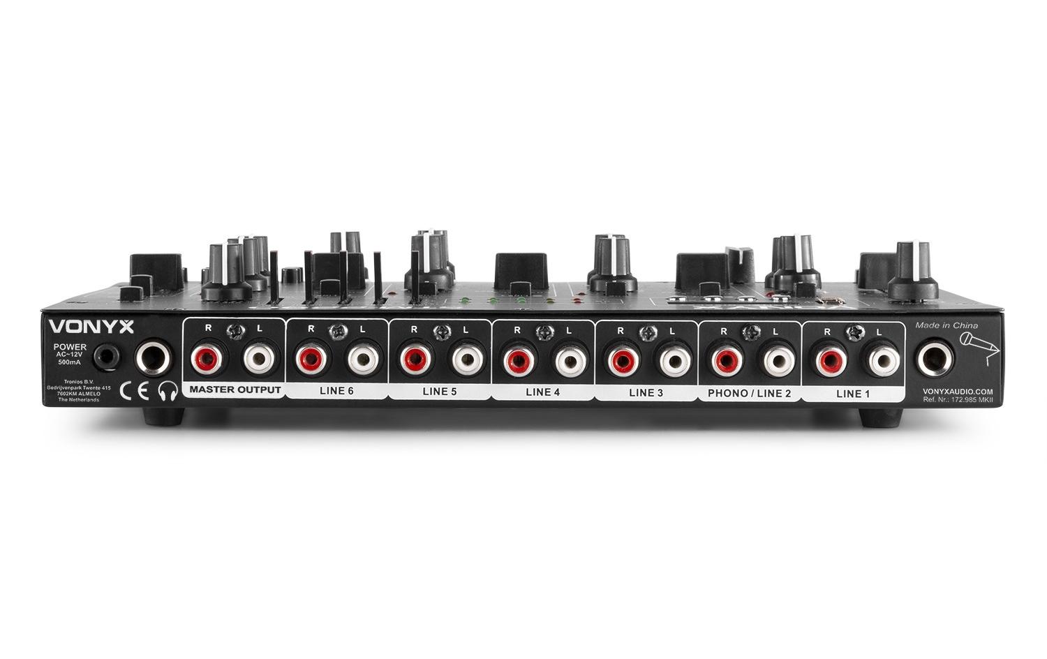 DJ-Mixer STM-2290<br>8-Kanal Mischpult mit Sound-Effekten