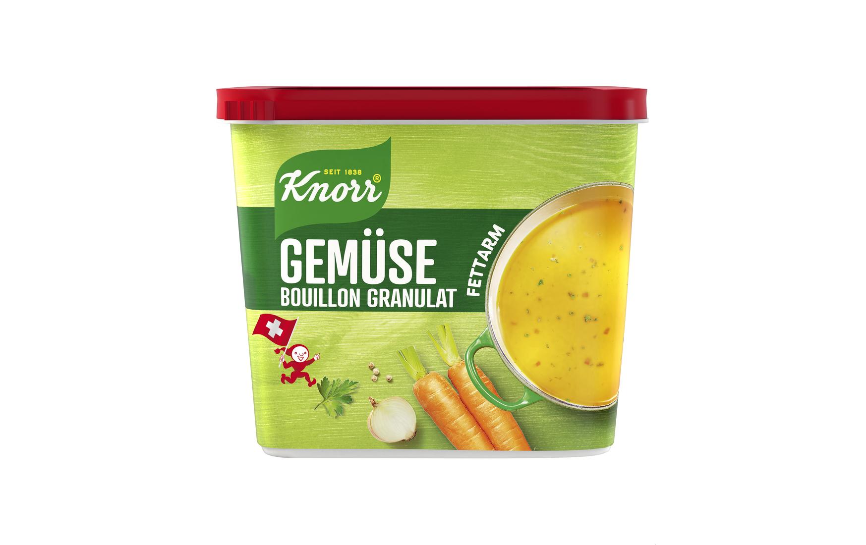 Gemüse Extrakt Bouillon Granulat fettarm 600 gFettarmes Gemüsebouillon-Granulat