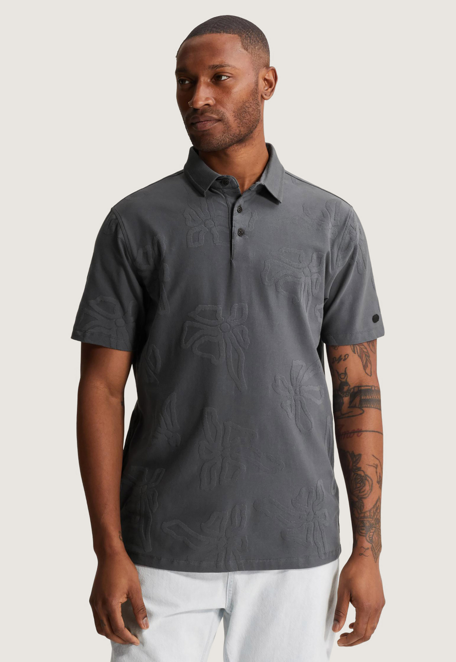 Cast Iron Regular Jacquard Polo