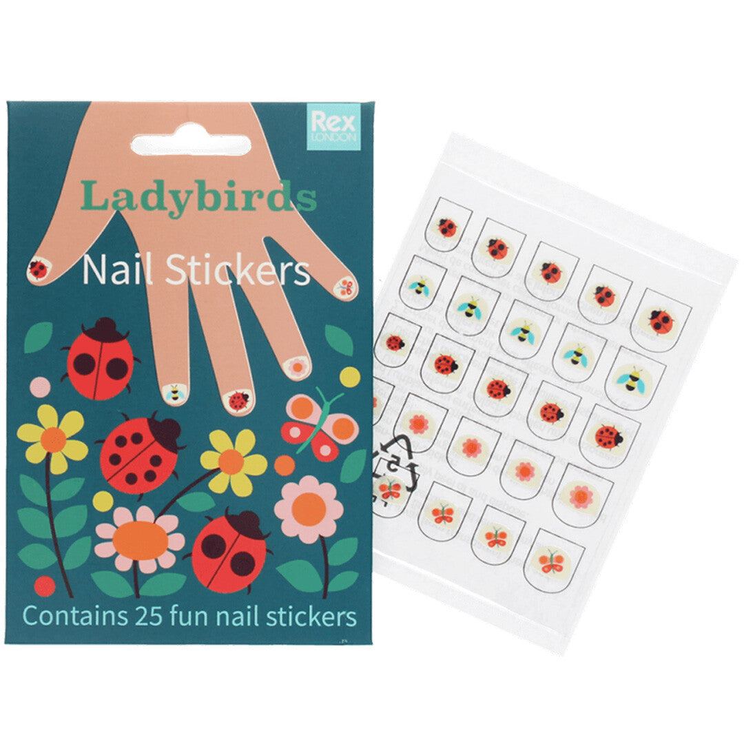 Rex london nagelstickers ladybird