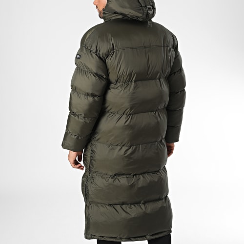 Doudoune Longue A Capuche 2190Max Vert Kaki