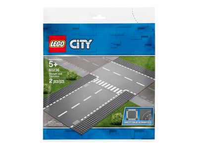 LEGO Rechte en t-splitsing (60236)