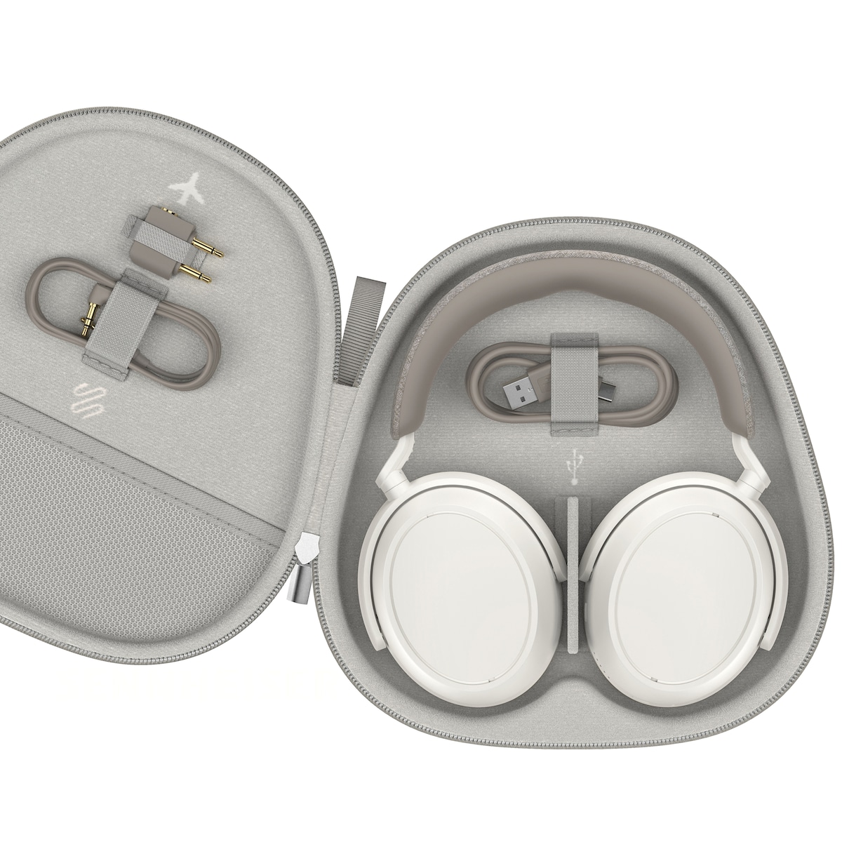 Sennheiser Momentum 4 trådløse around-ear hodetelefoner (hvit)