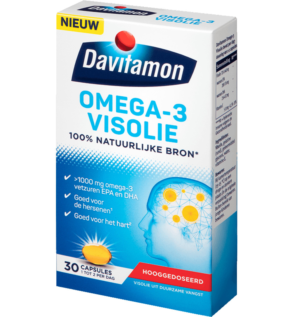 Davitamon Omega 3 Visolie (60 capsules)