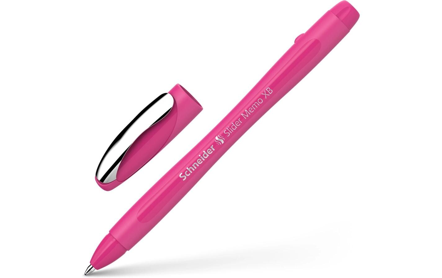 Kugelschreiber Kugelschreiber Slider Memo PinkKugelschreiber mit Kappe