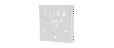 Smart Home Wandthermostat für Bodenheizungs-Stellantrieb<br>Wand-Thermostat für smartes und automatisiertes Heizen mit Energiesparfunktionen
