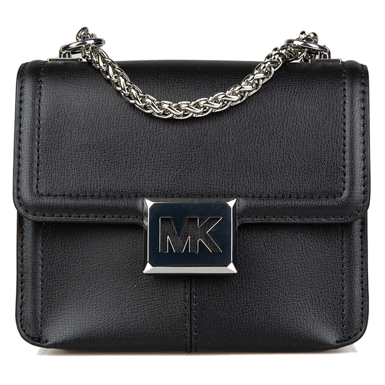 Michael Kors Petit sac bandoulière en Cuir Sonia  noir - 19x15x9 cm