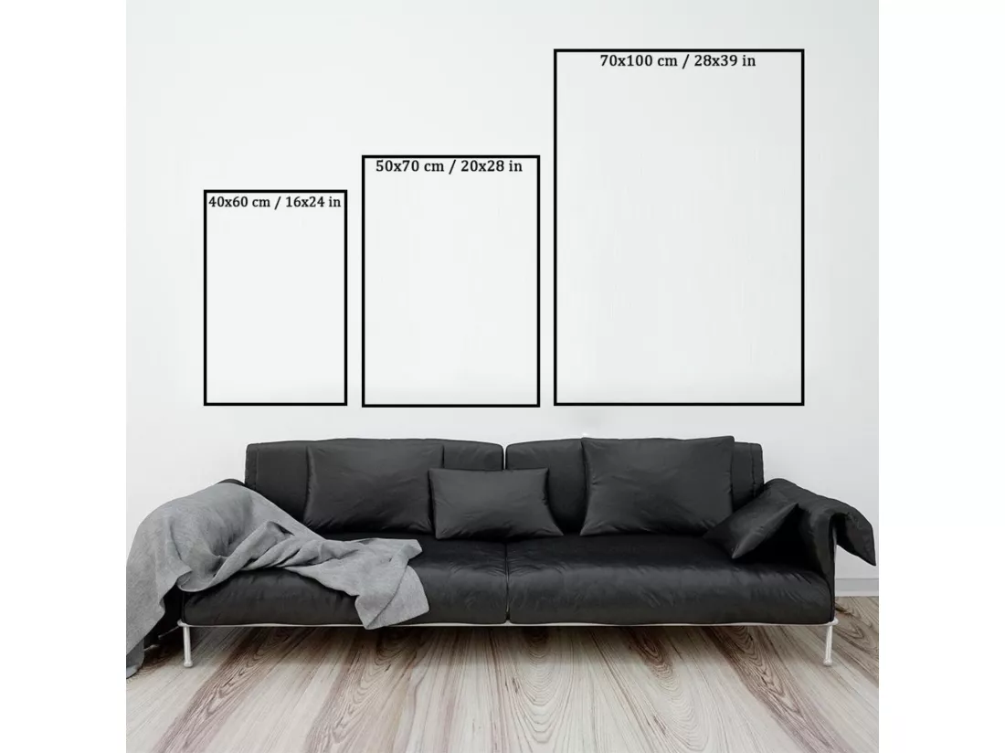 Tableau image de motif de musique xxl - 40 x 60 cm