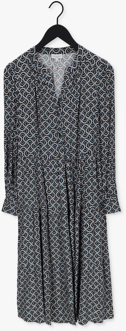 DEA KUDIBAL kobalt dea kudibal maxi jurk cathrin (v) - dress with balloon sleeves