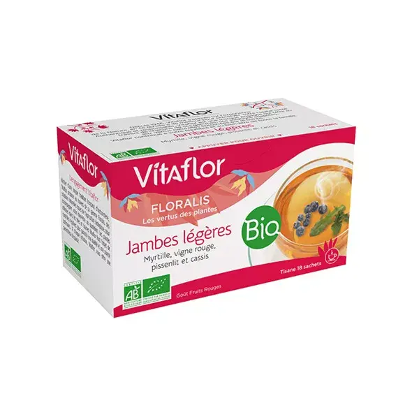 Vitaflor Bio Tisane Jambes Légères 20 sachets