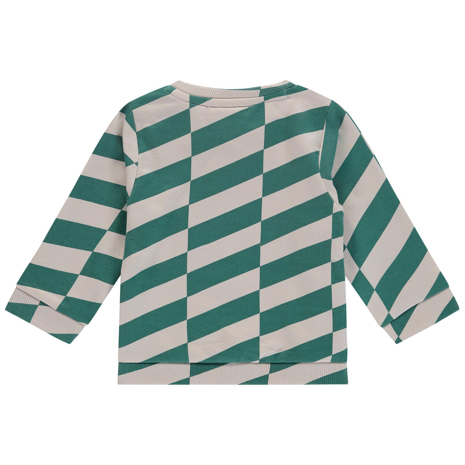 Babyface sweater lange mouwen strepen groen