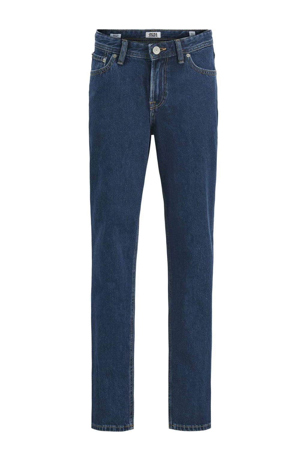 JACK & JONES JUNIOR regular waist regular fit jeans dark blue denim