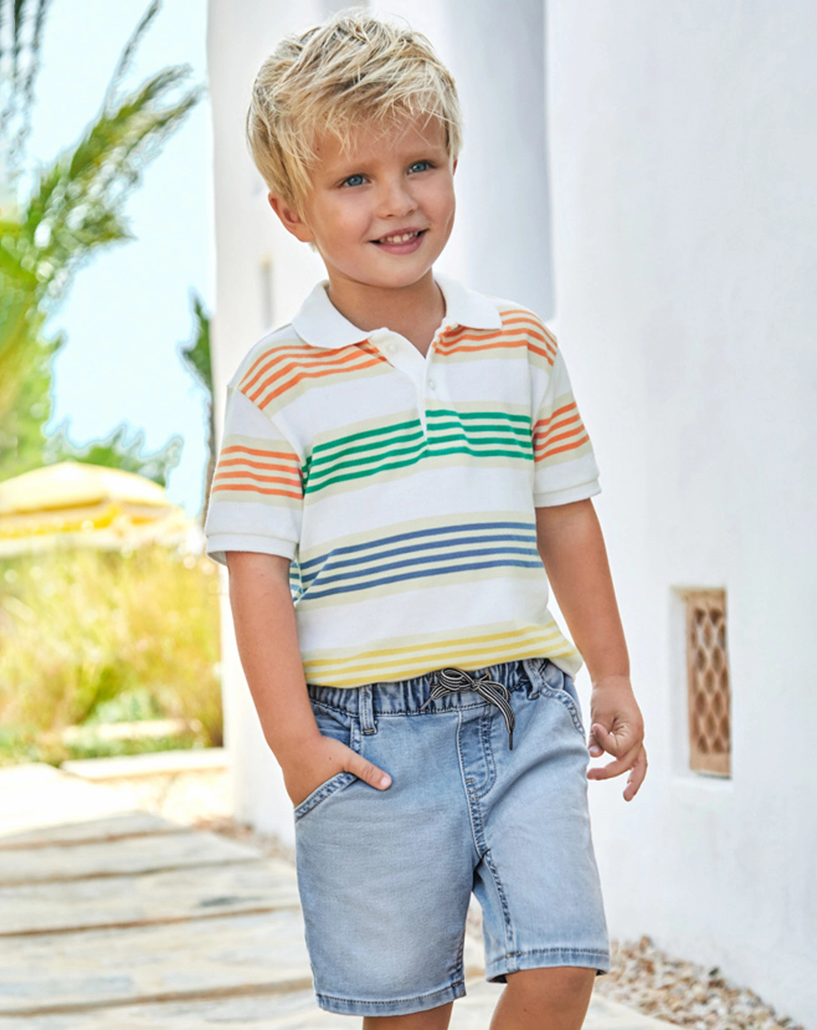 Jeans-Shorts DENIM HOLLY GREEN in hellblau