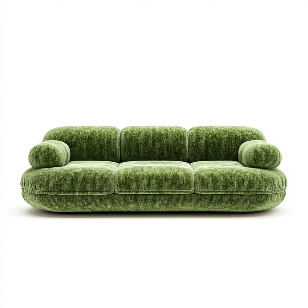 Modulares Sofa Polsterung 200x90x75 cm – Grün – Modernes Design